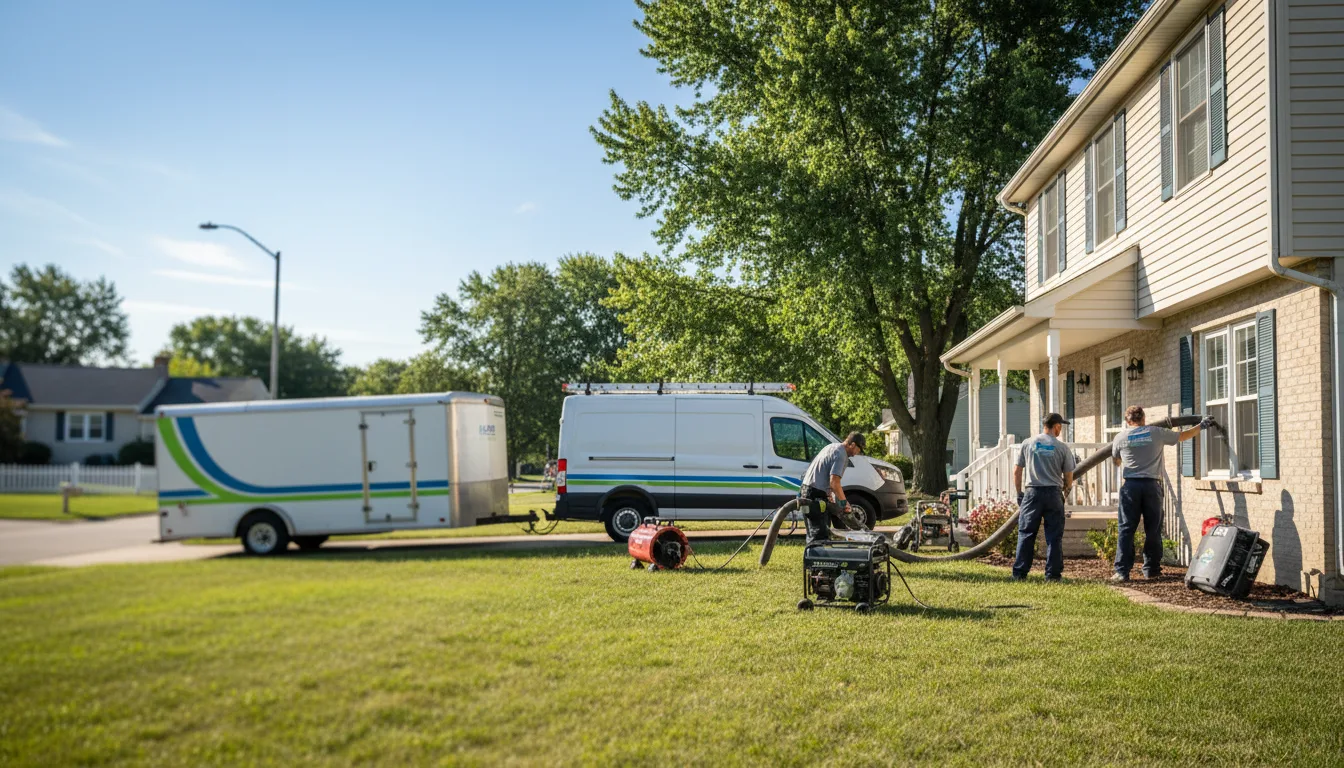 Flooded Basement Restoration And Cleanup With Repair in Northfield, OH near me